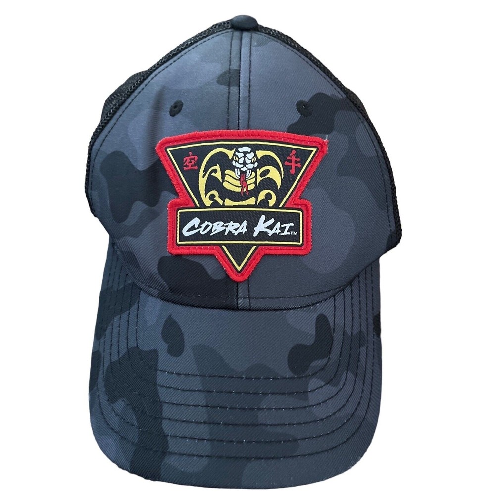 Bioworld Cobra Kai Camo Adjustable Snapback Mesh Hat